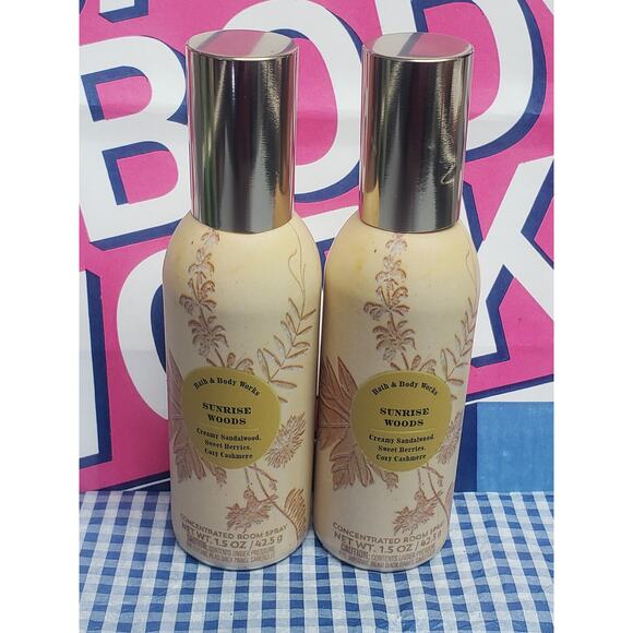 BBW Sunrise Woods Home Room Fragrance Spray Set of 2 - Picture 1 of 1